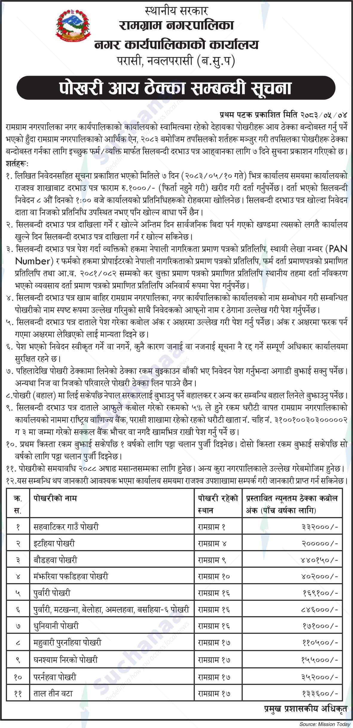 Ramgram Municipality