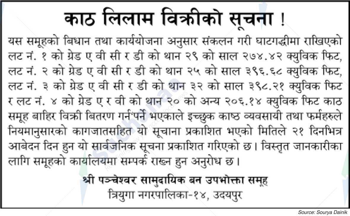 Shree Pancheshwor Saa.Wa.Wo.Sa.