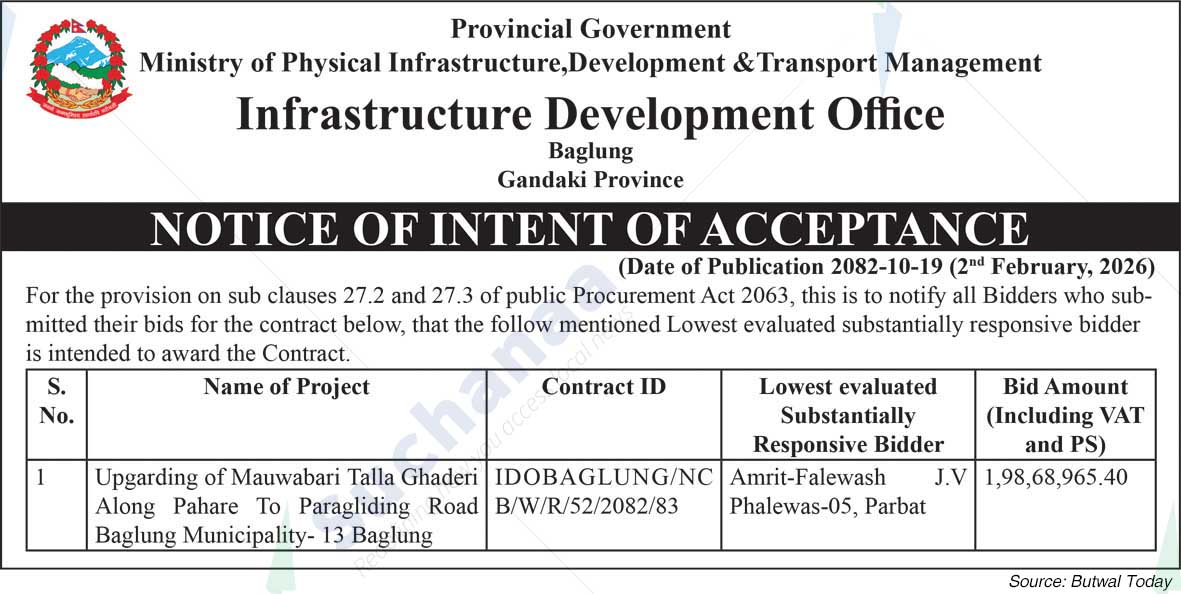 Infrastructure Development Office, Baglung