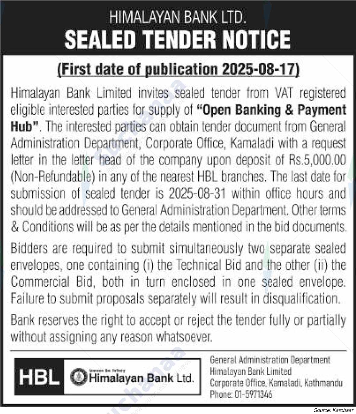 Himalayan Bank Limited