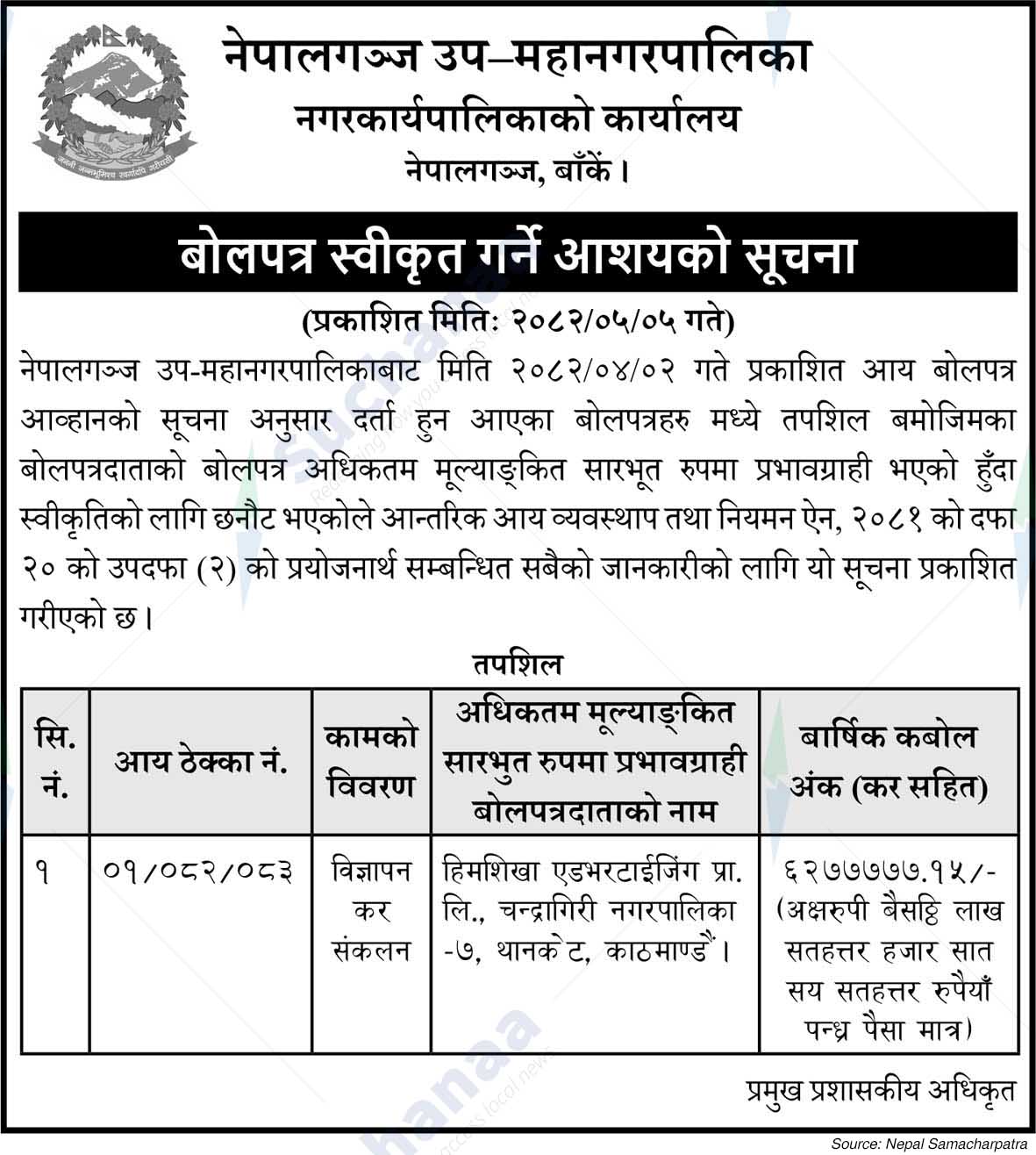 Nepalgunj Sub-Metropolitan City