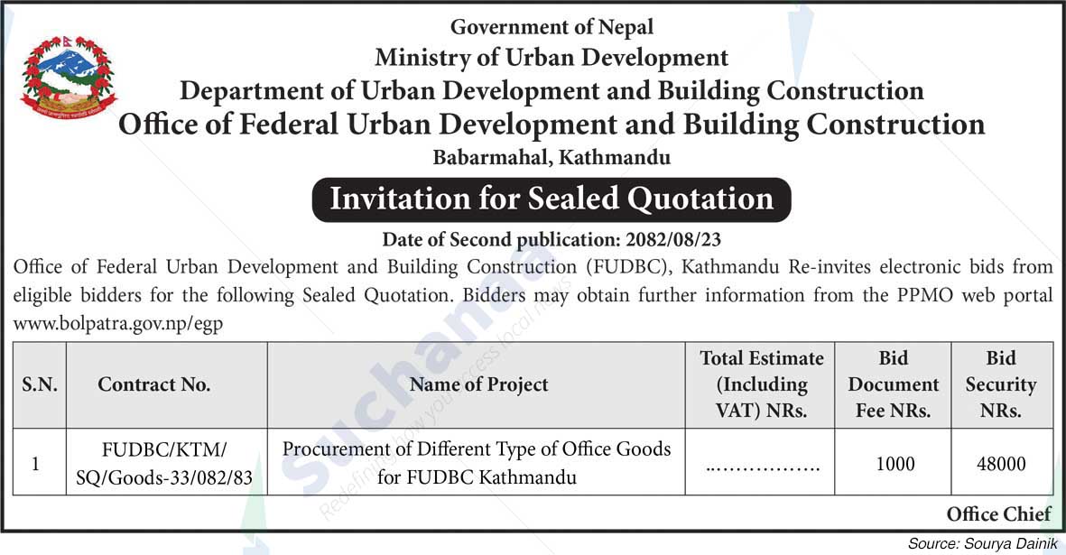 Office of Federal Urban Development and Building Construction