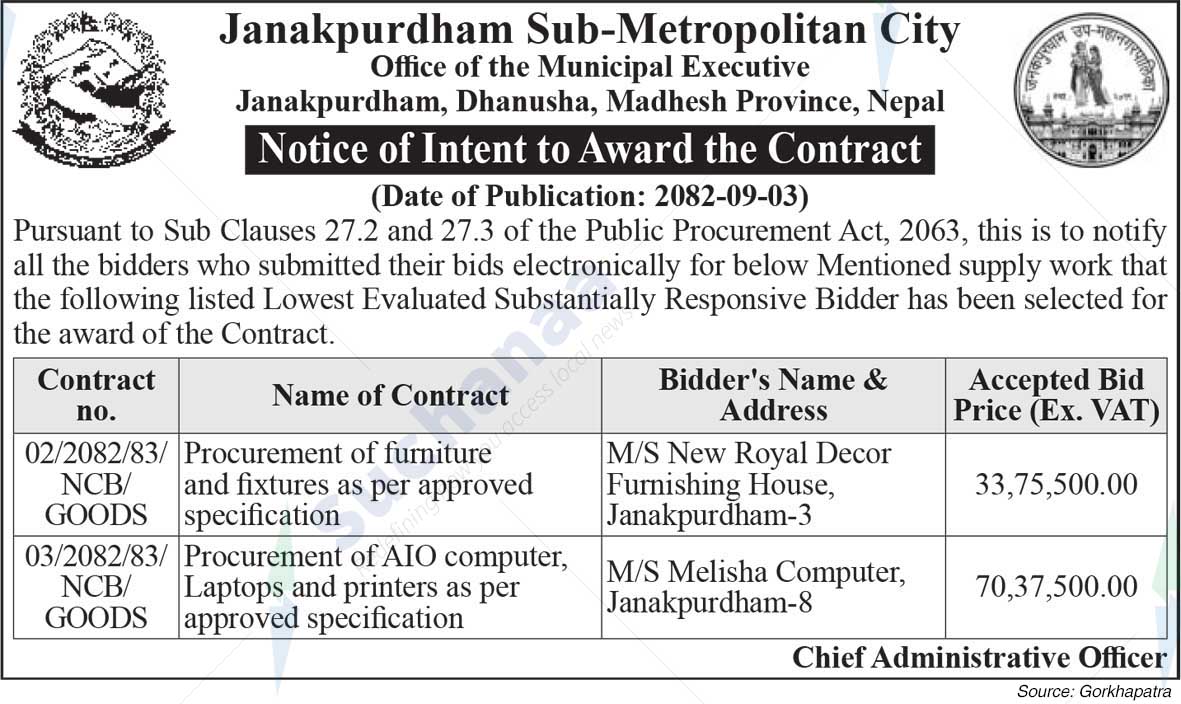 Janakpurdham Sub-Metropolitian City