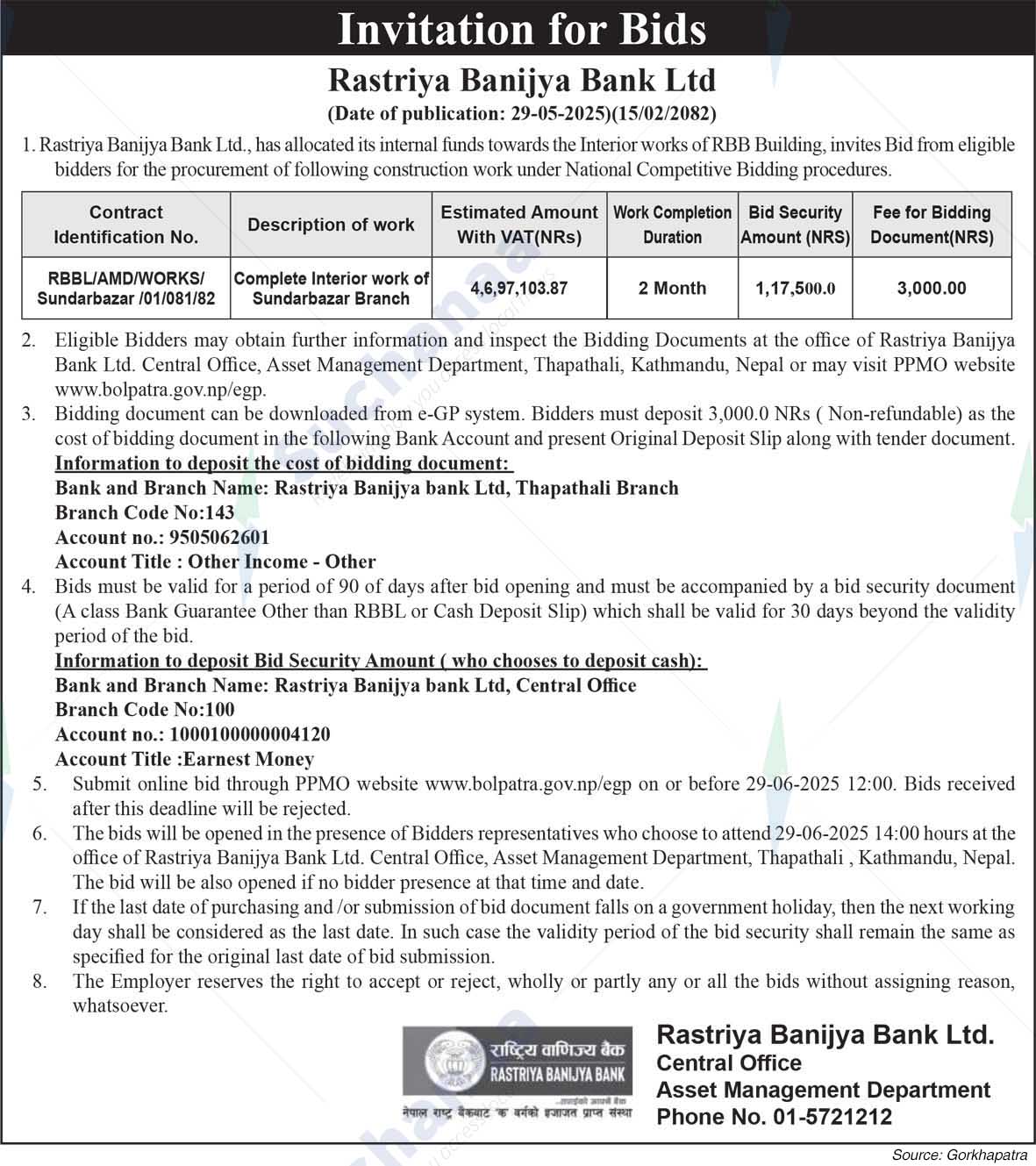 Rastriya Banijya Bank Ltd.