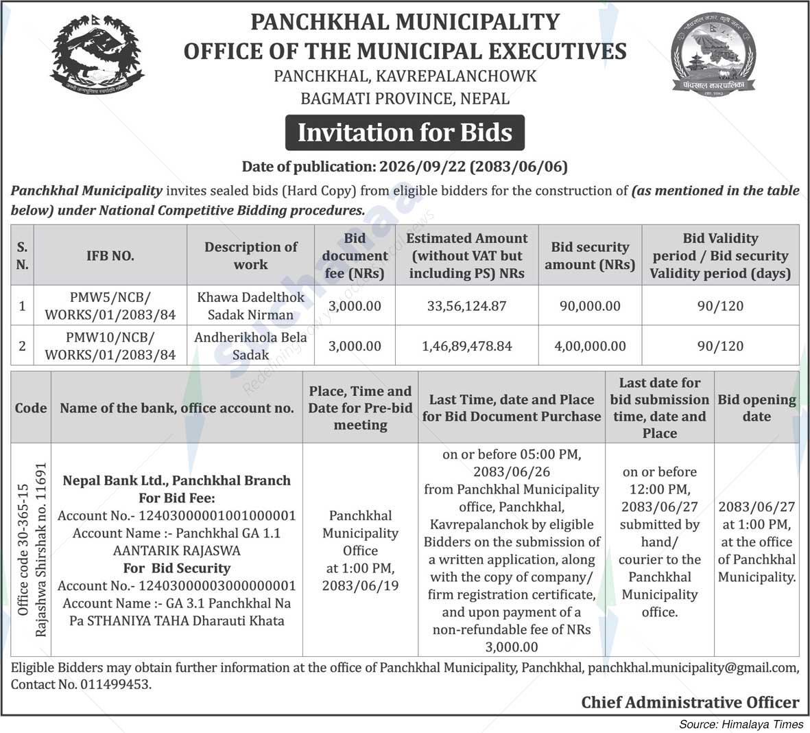 Panchkhal Municipality