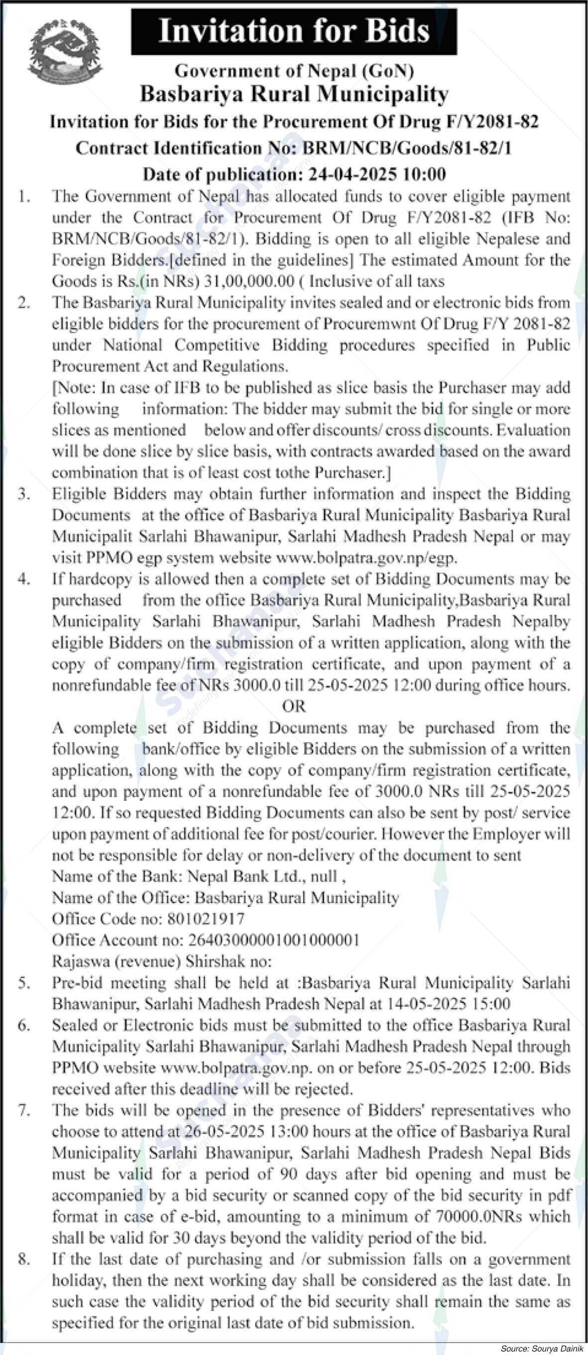 Basbariya Rural Municipality