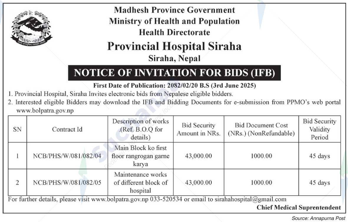 Provincial Hospital, Siraha