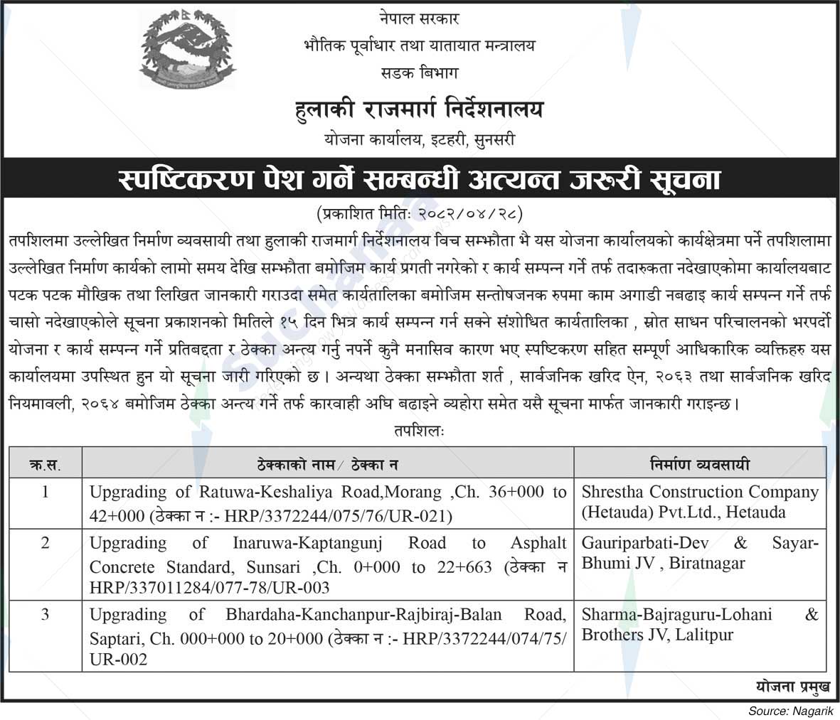 Postal Highway Directorate