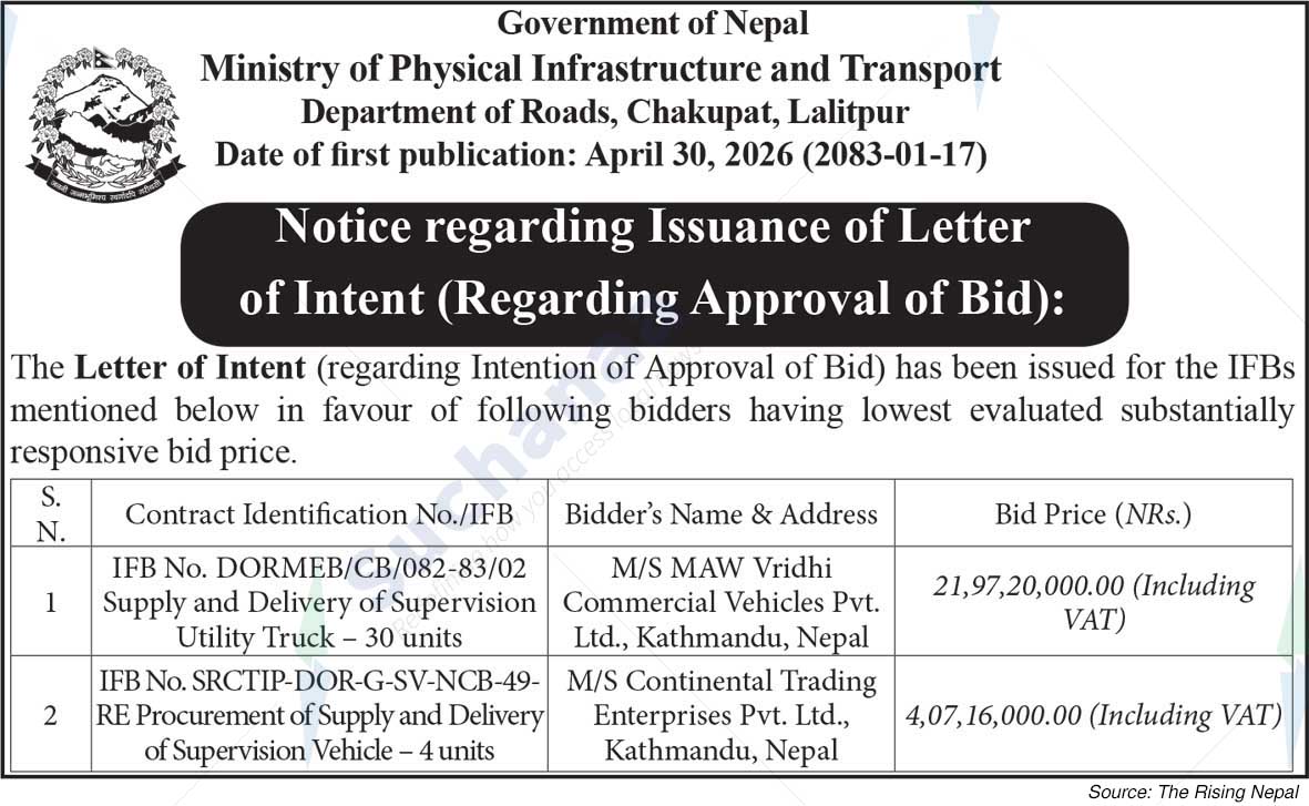 Road Division, Lalitpur