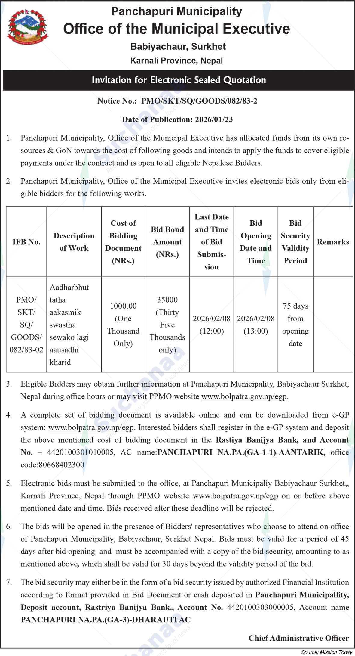 Panchapuri Municipality