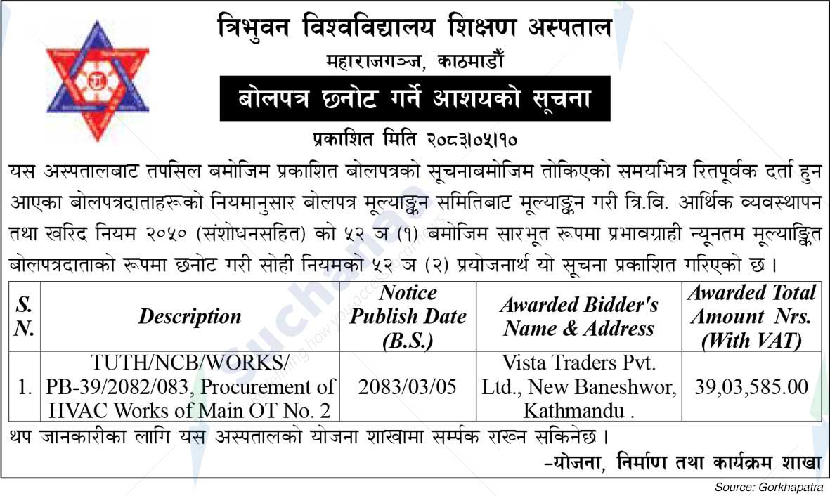 Tribhuvan University Teaching Hospital (TUTH)