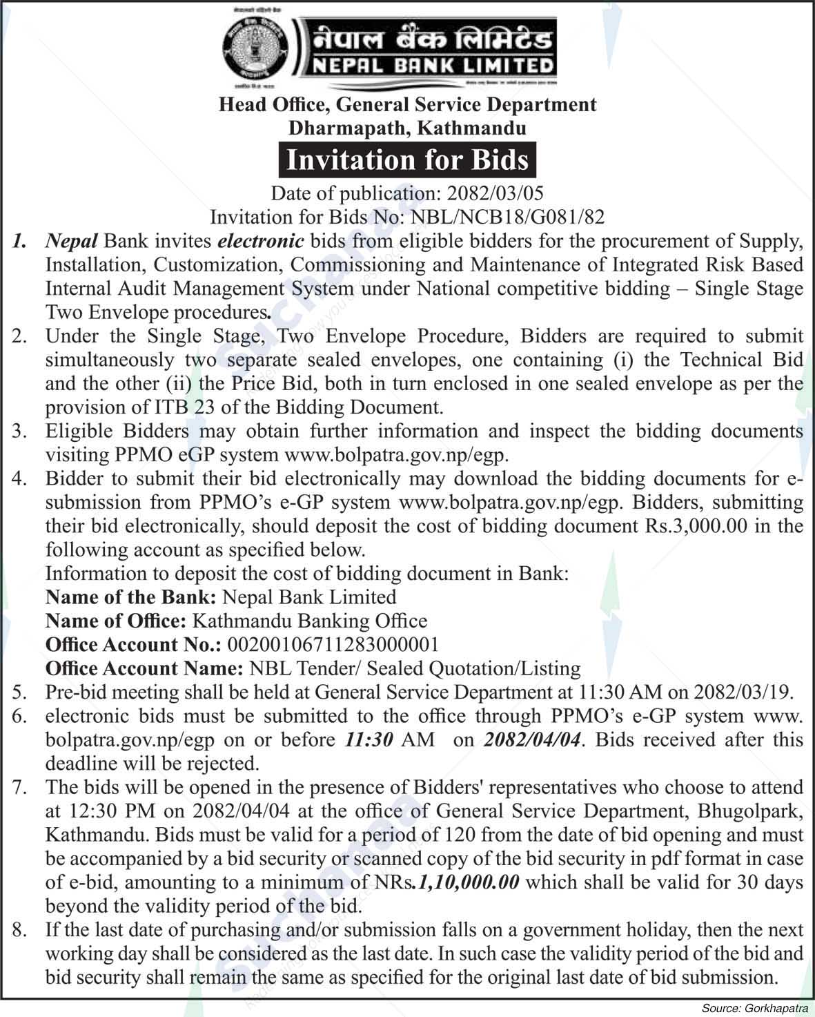 Nepal Bank Limited