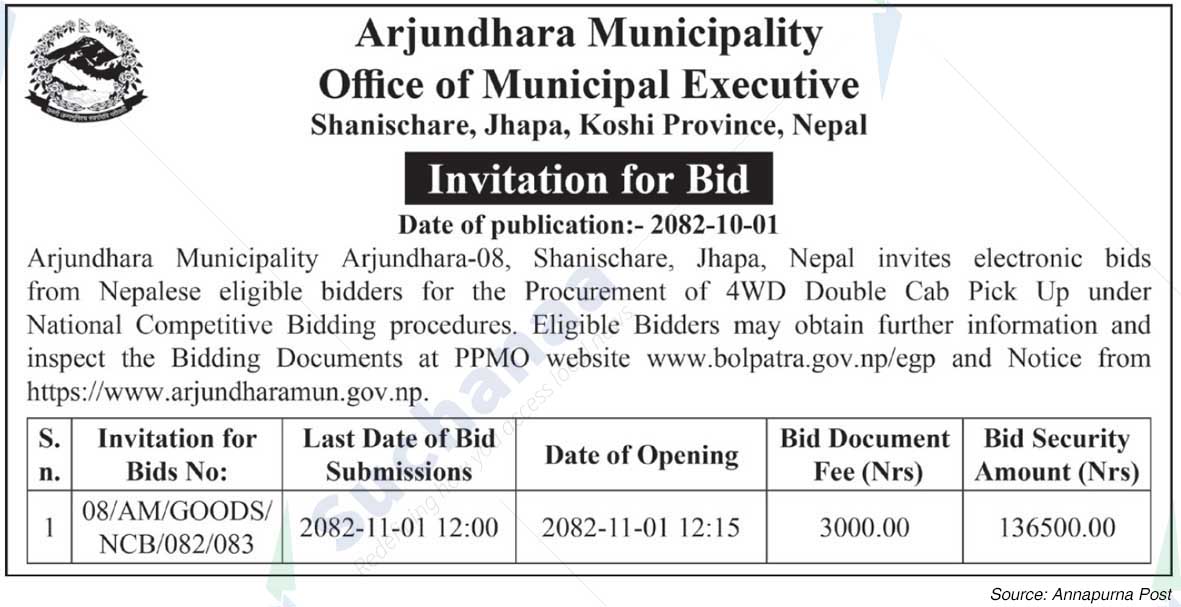 Arjundhara Municipality
