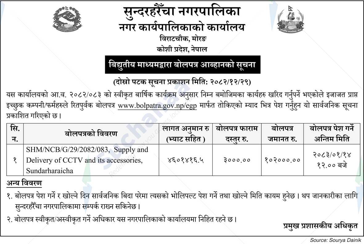 Sundarharaicha Municipality