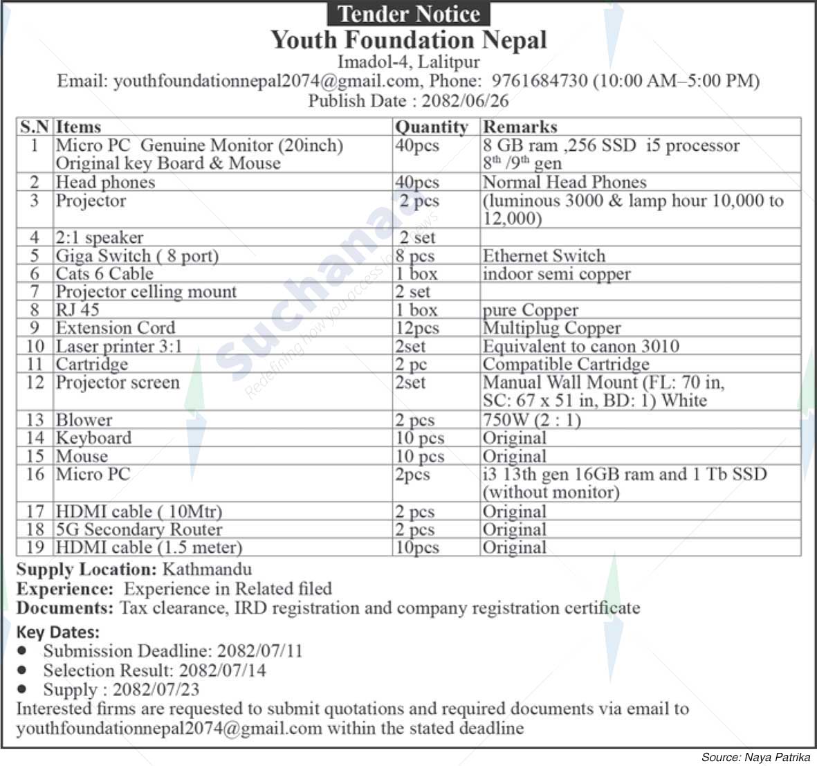 Nepal Youth Foundation Nepal
