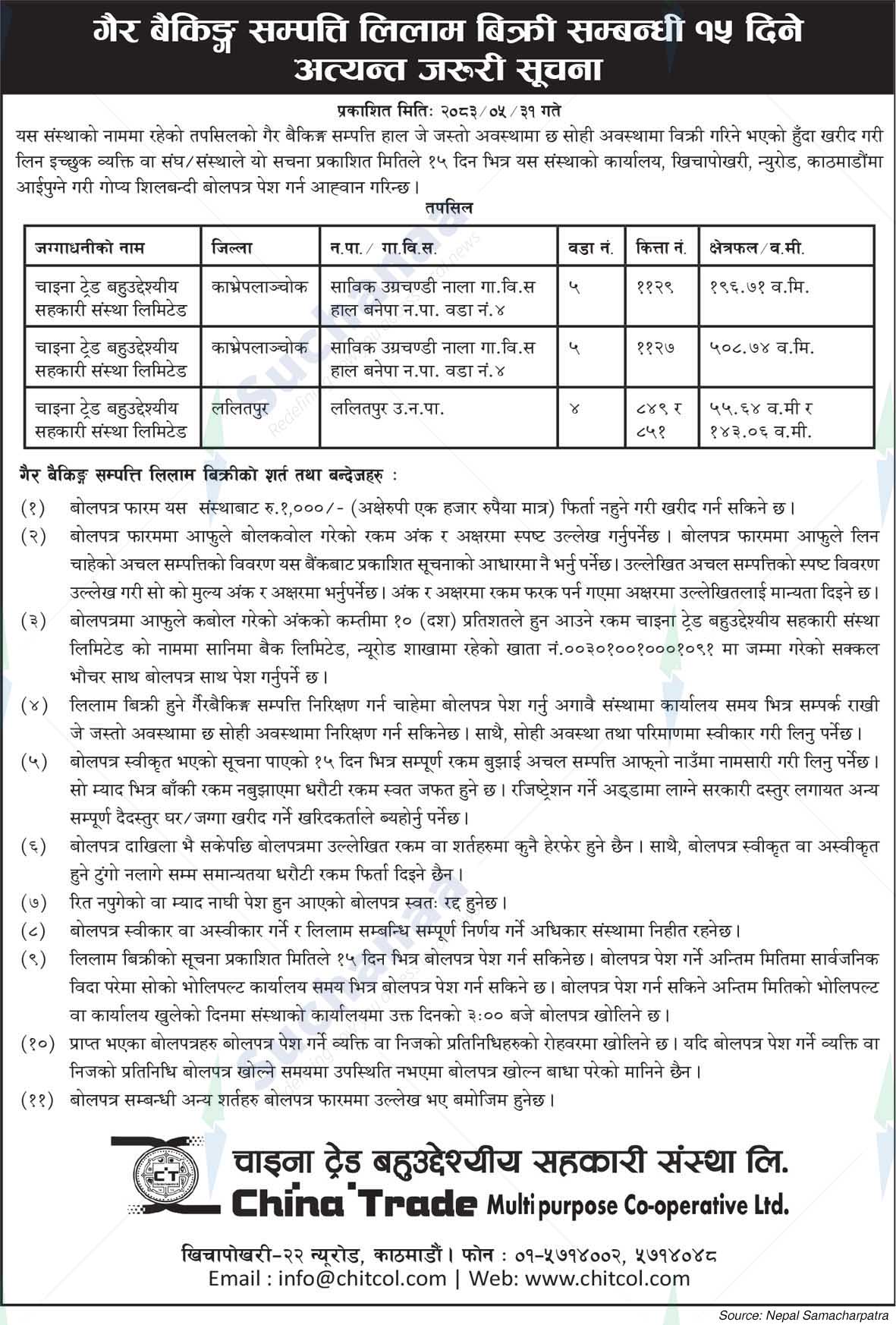China Trade Multipurpose Cooperative Limited