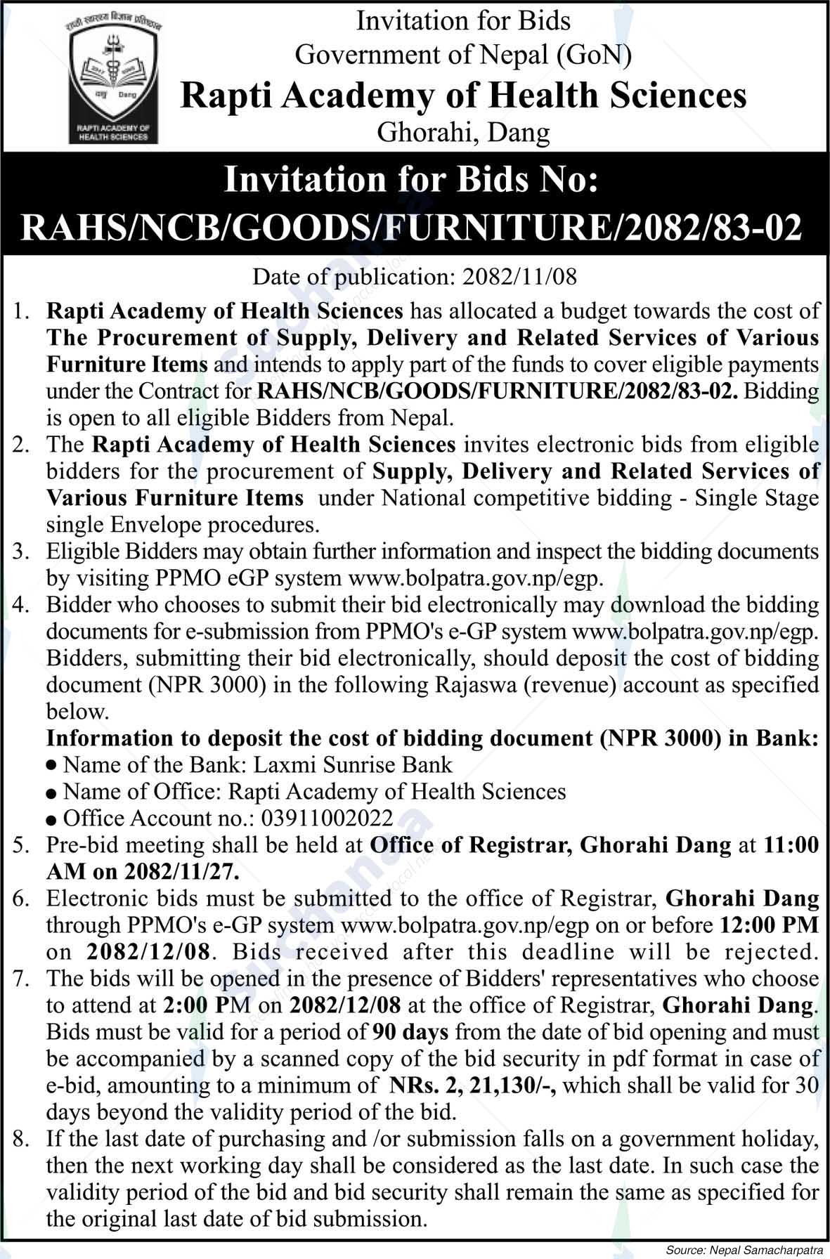 Rapti Academy of Health Sciences