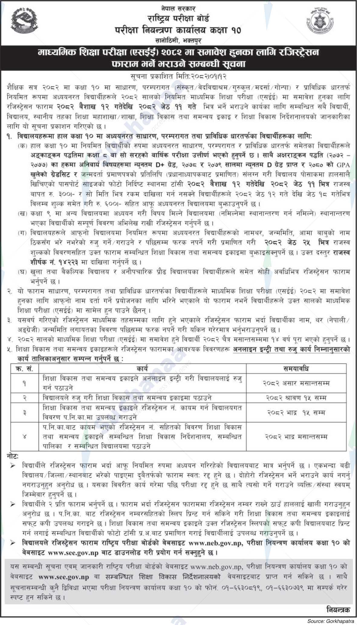 National Examination Board