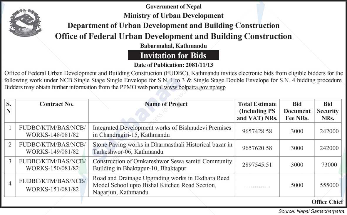 Office of Federal Urban Development and Building Construction