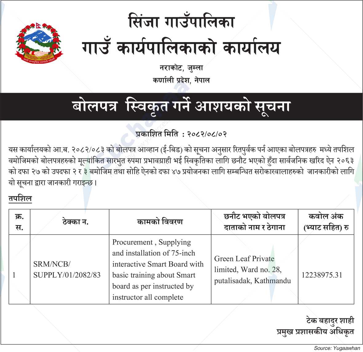 Sinja Rural Municipality