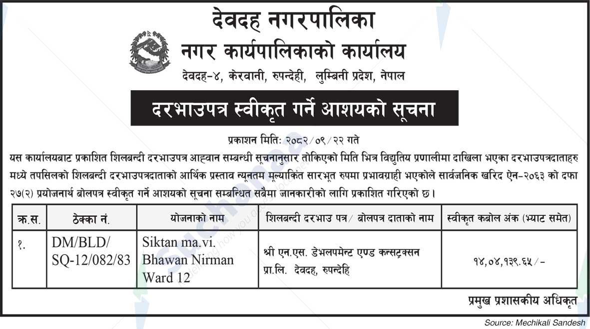 Devdaha Municipality