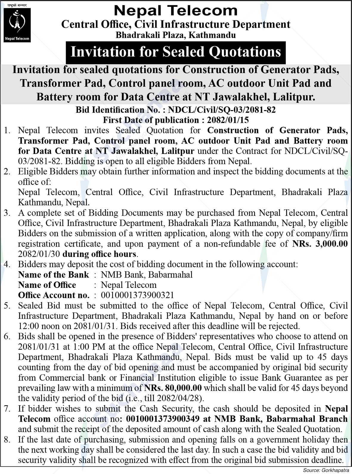 Nepal Doorsanchar Company Limited (NTC)