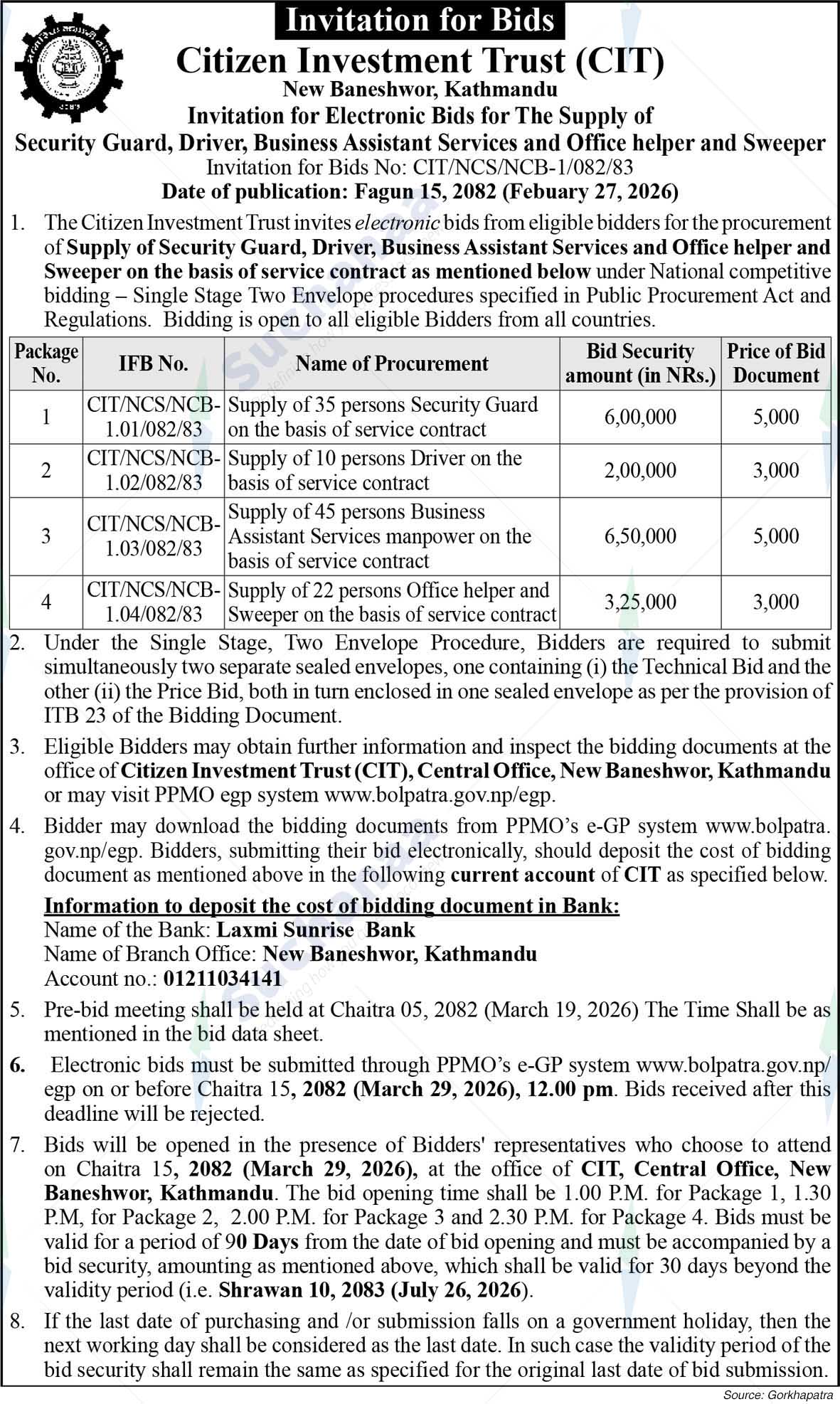 Citizen Investment Trust