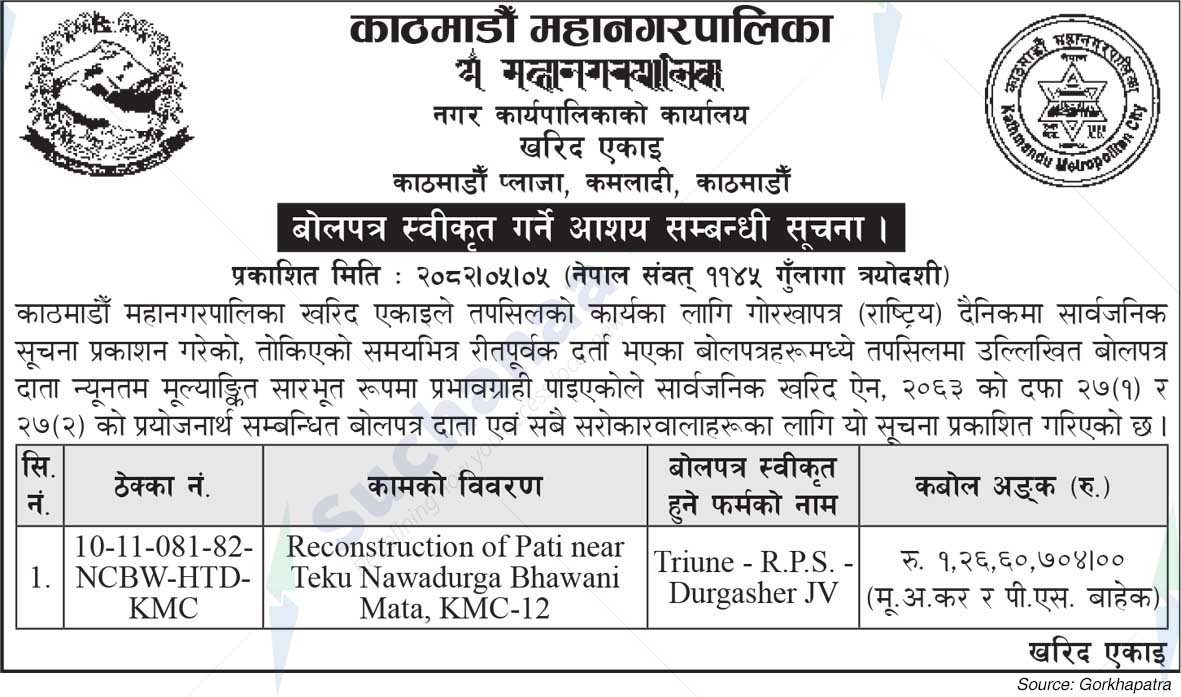 Kathmandu Metropolitan City