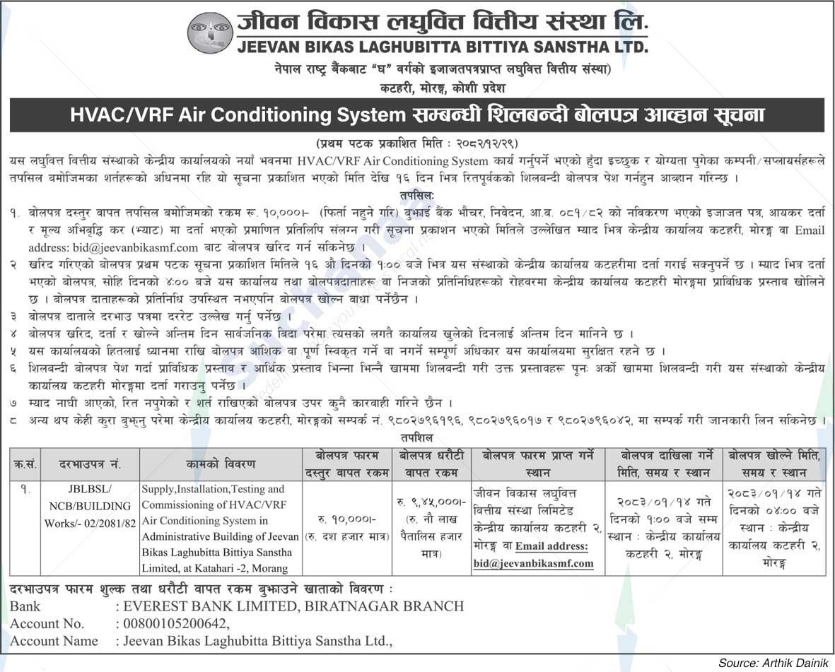 Jeevan Bikas Laghubitta Bittiya Sanstha Ltd.