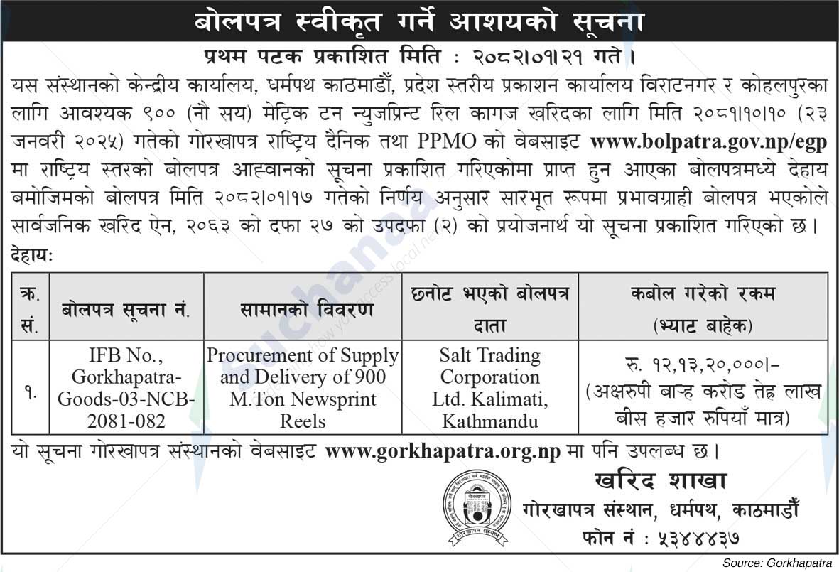 Gorkhapatra Corporation