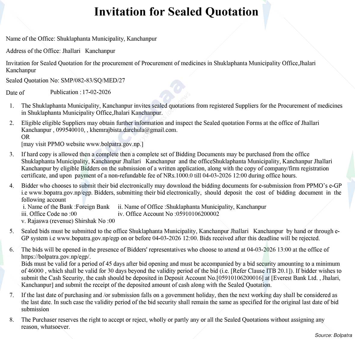 Shuklaphanta Municipality