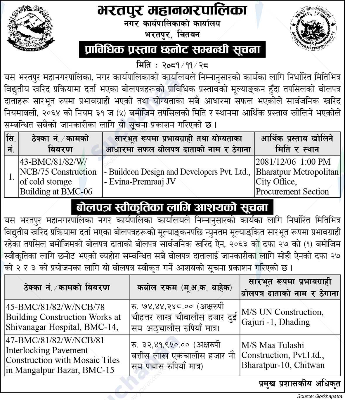Bharatpur Metropolitan City