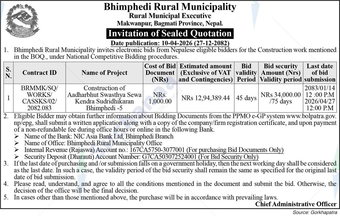 Bhimphedi Rural Municipality