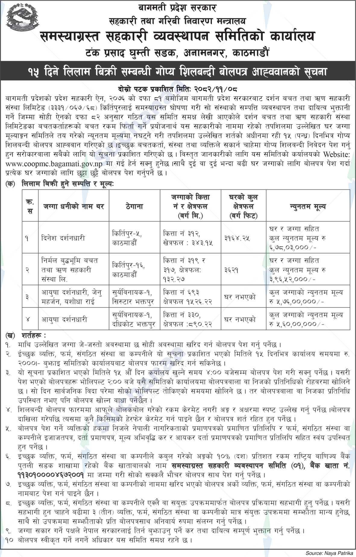 Office of the Problematic Cooperative Management Committee