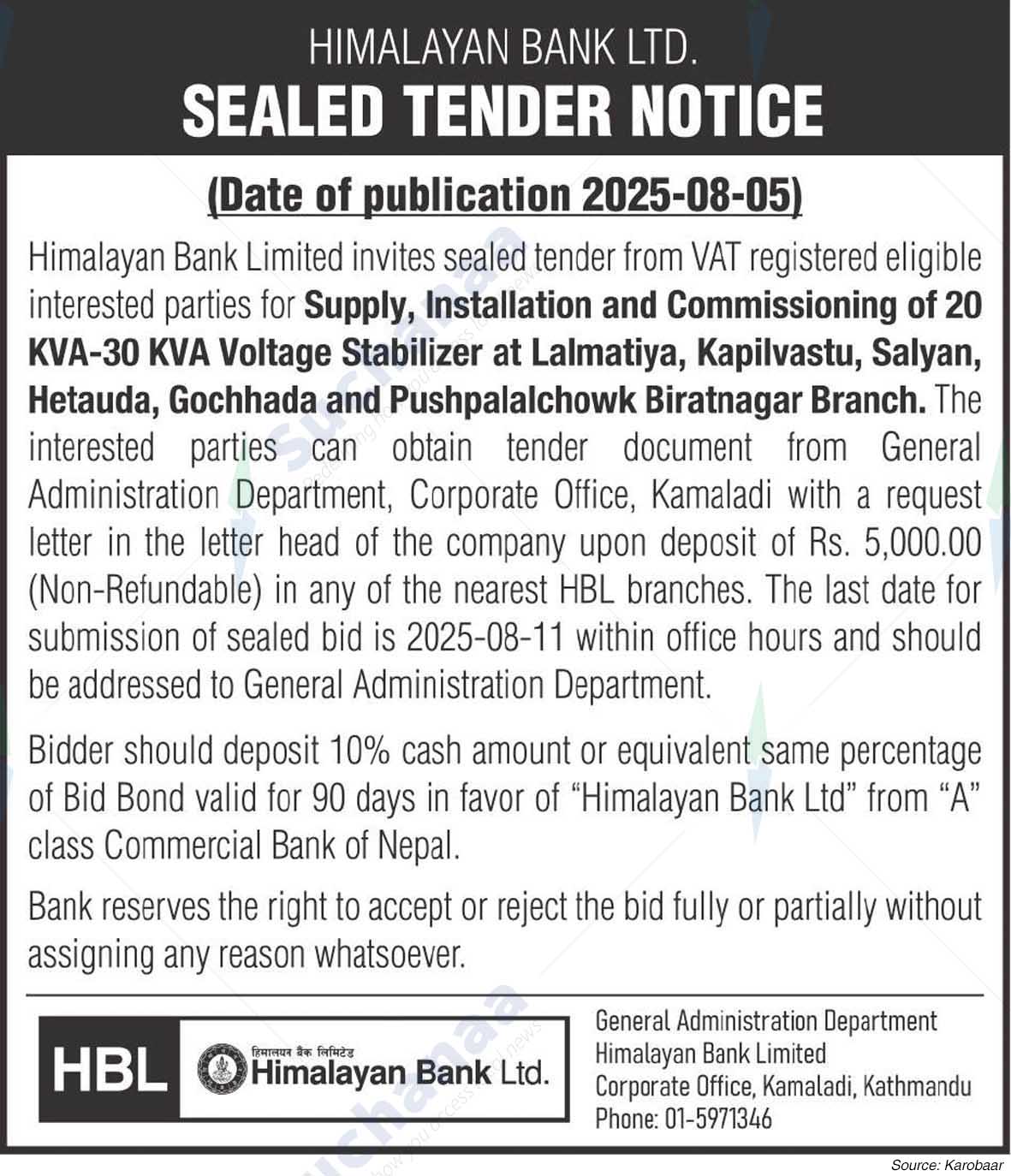 Himalayan Bank Limited