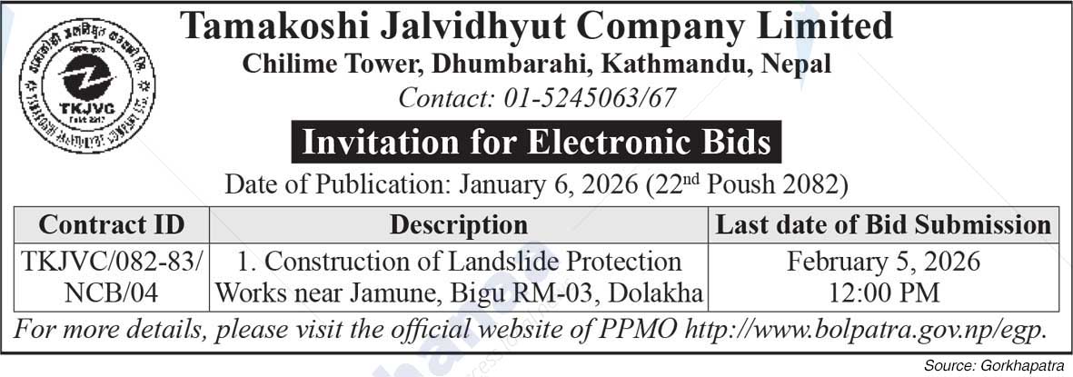 Tamakoshi Jalvidhyut Company Limited