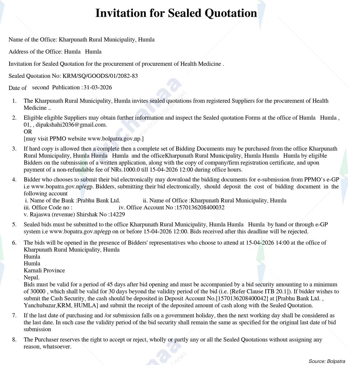 Kharpunath Rural Municipality