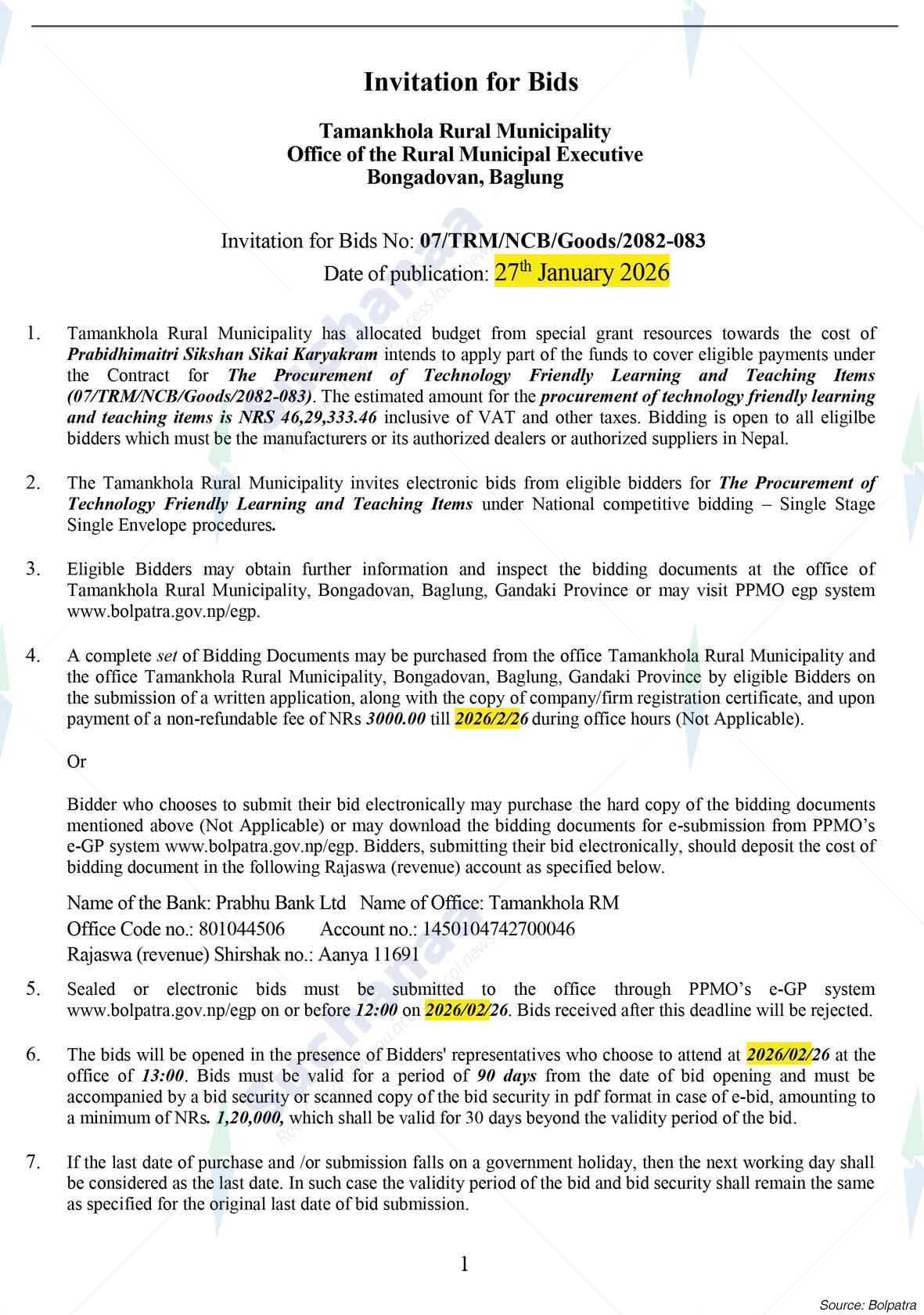 Taman Khola Rural Municipality