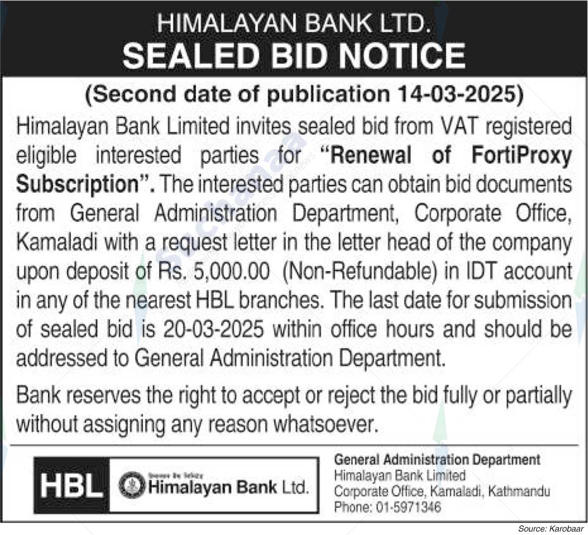 Himalaya Bank Ltd.