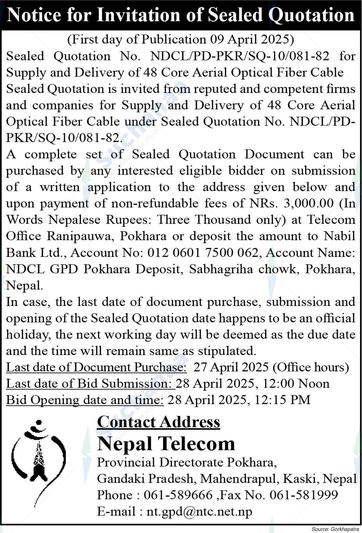 Nepal Doorsanchar Company Limited (NTC)