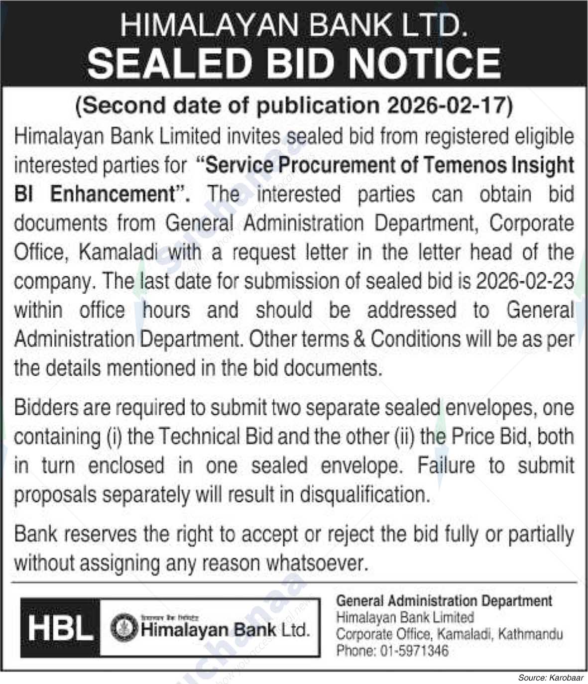 Himalayan Bank Limited