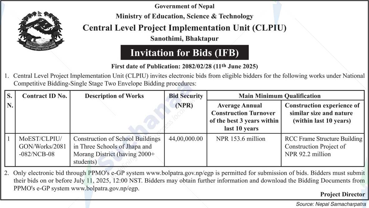 Central Level Project Implementation Unit (CLPIU)