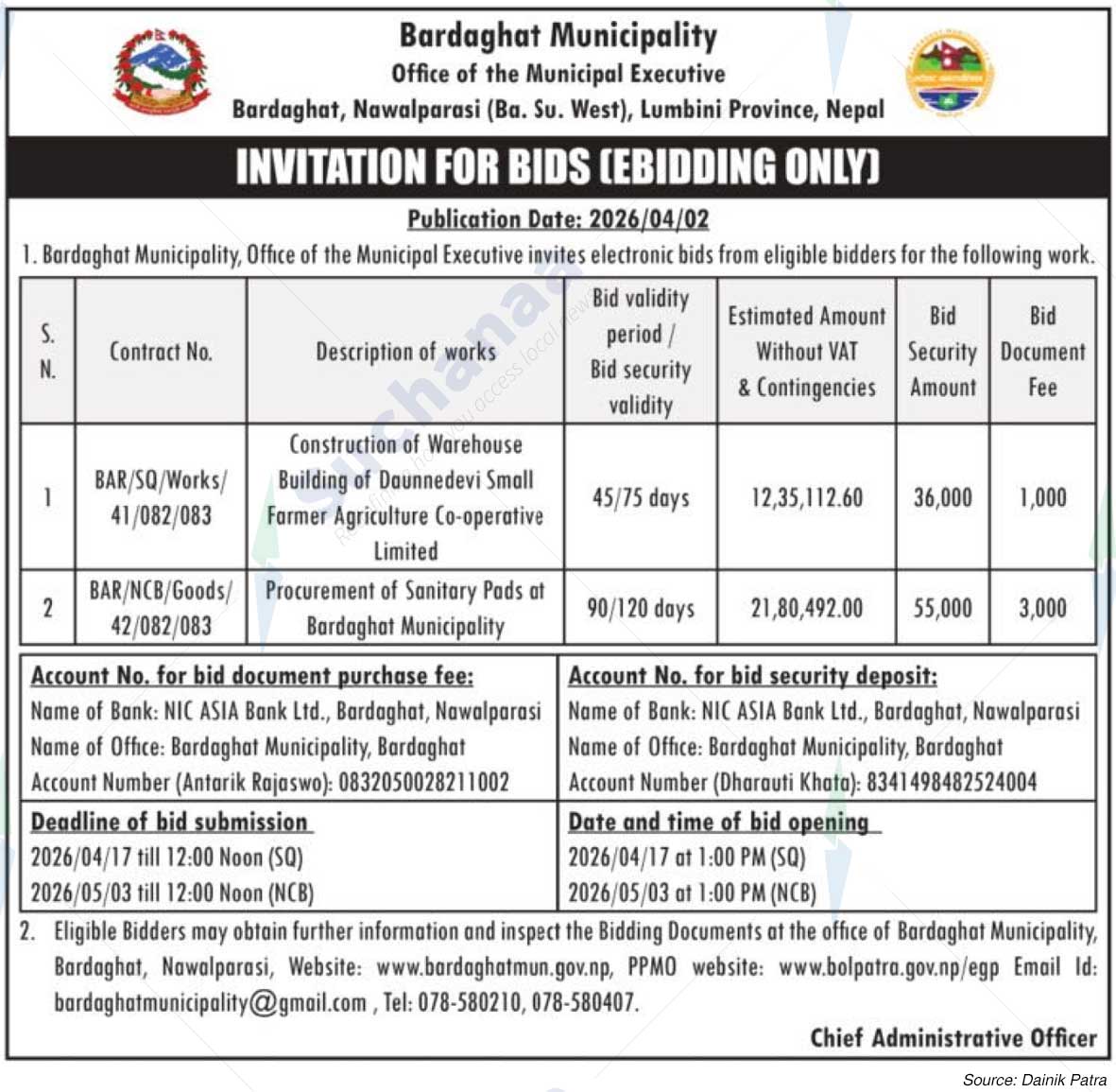 Bardaghat Municipality