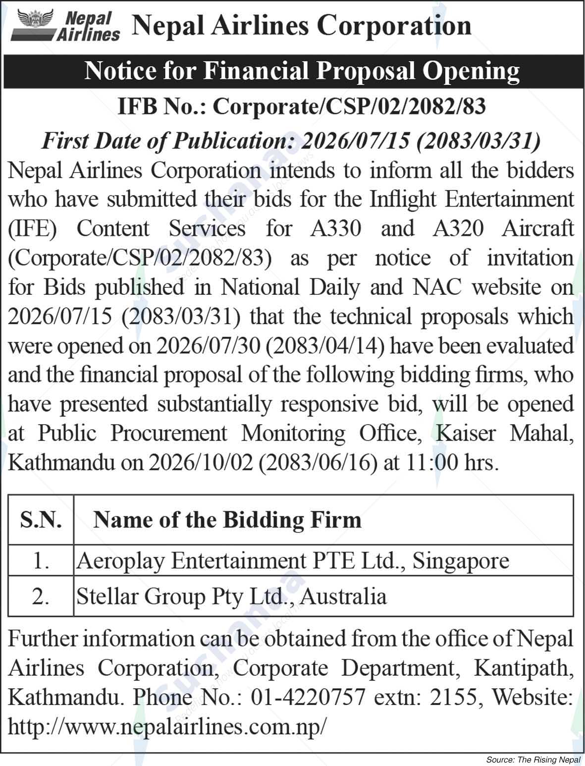 Nepal Airlines Corporation