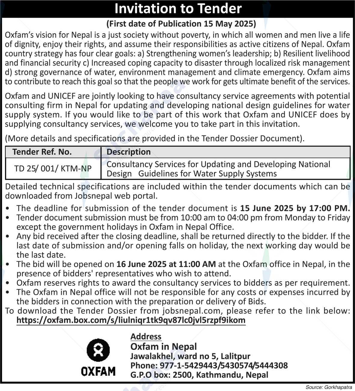 Oxfam in Nepal