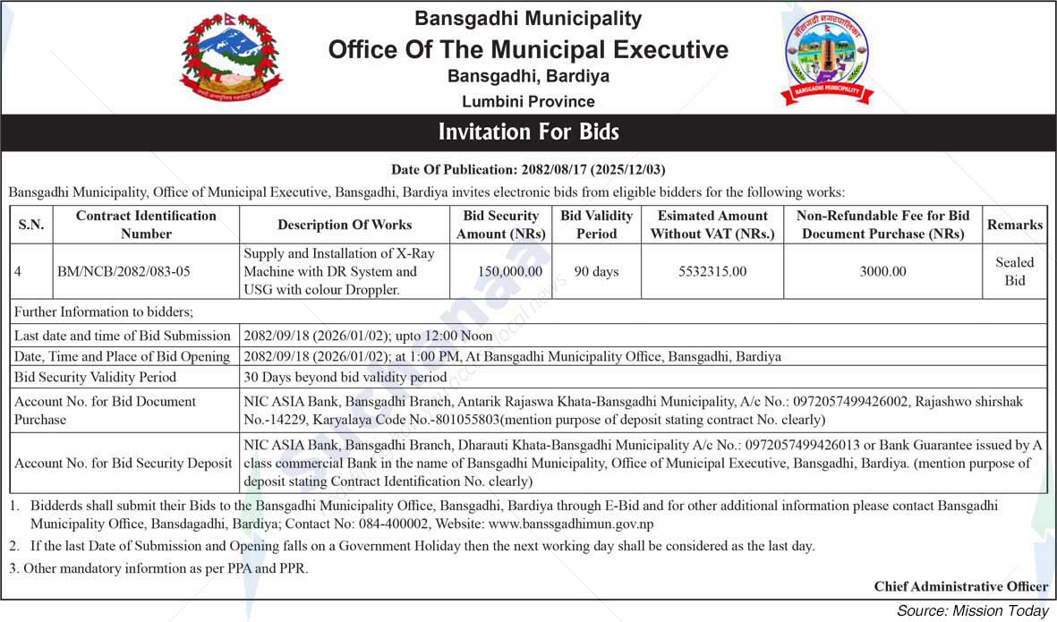 Bansgadhi Municipality