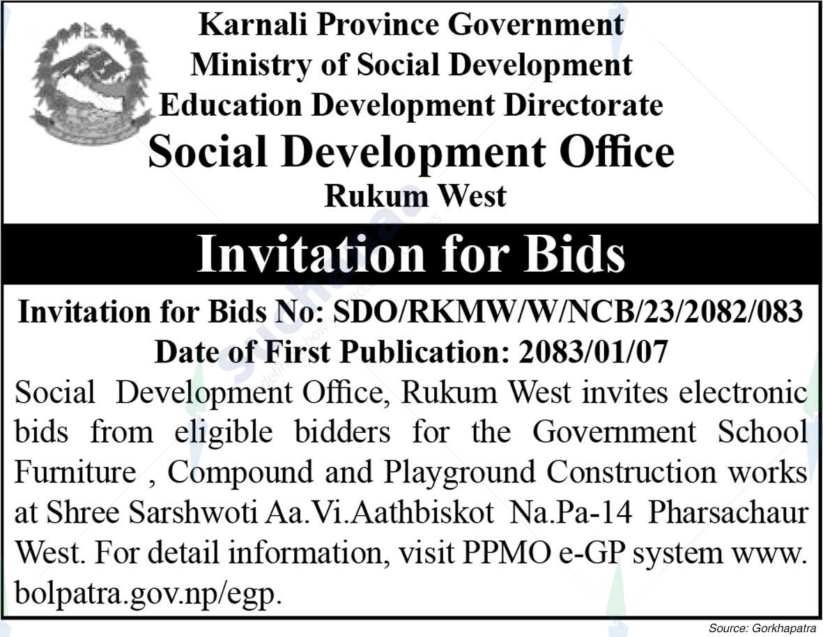 Social Development Office, Rukum West