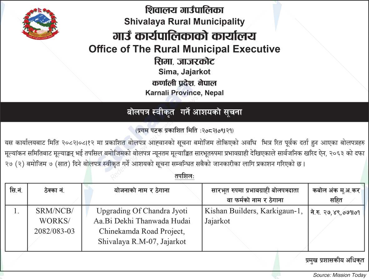 Shivalaya Rural Municipality