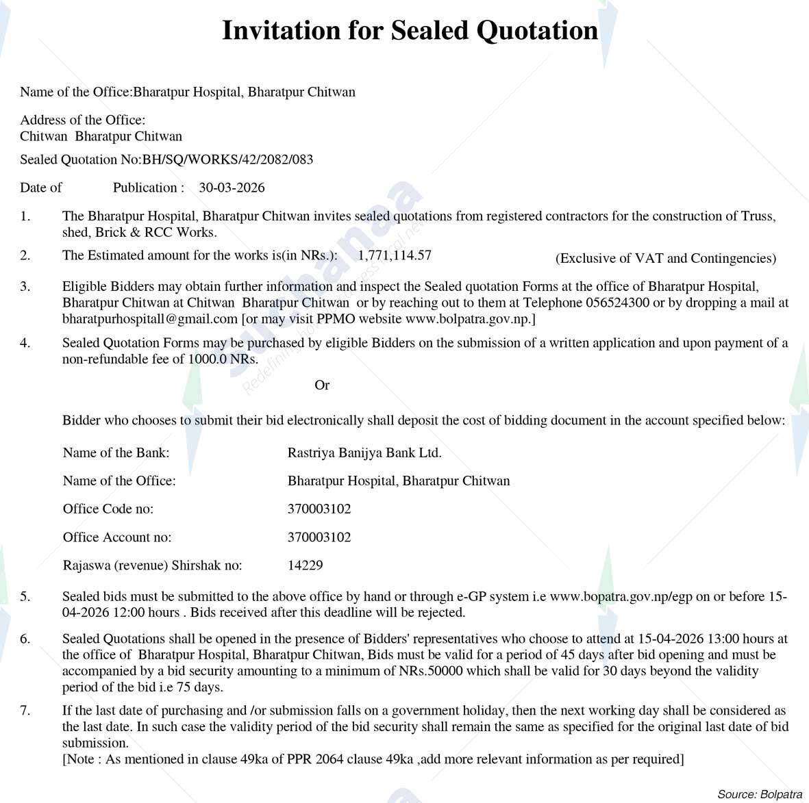 Bharatpur Hospital, Chitwan