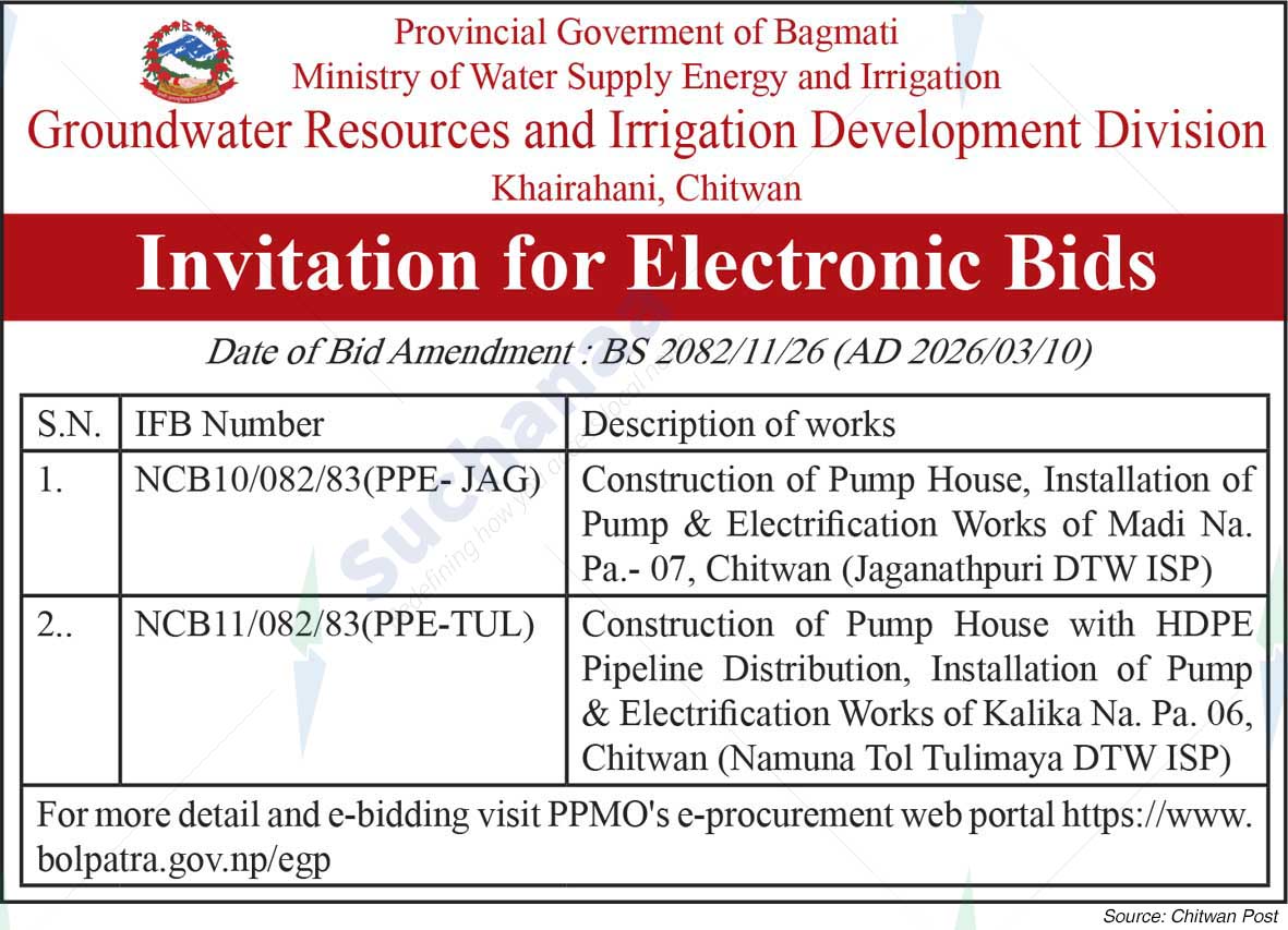 Groundwater Resources and Irrigation Development Division, Chitwan